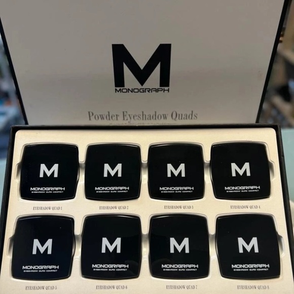 Monograph Quads Set of 8 Sleek Black Eyeshadow Compact Set - Picture 2 of 8